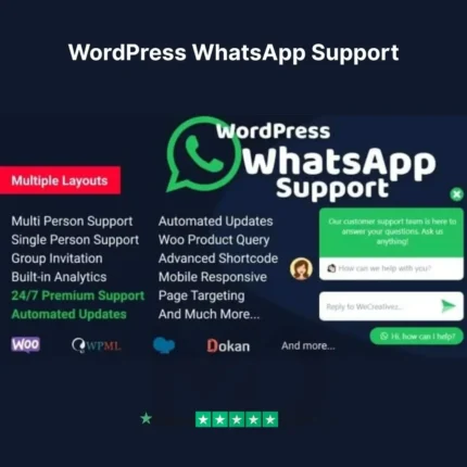 WordPress WhatsApp Support (Chat Button for WhatsApp Support)
