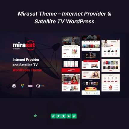 Mirasat Theme – Internet Provider & Satellite TV WordPress 1.1.1