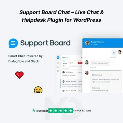 Support Board Chat – Live Chat & Helpdesk Plugin for WordPress 3.9.0