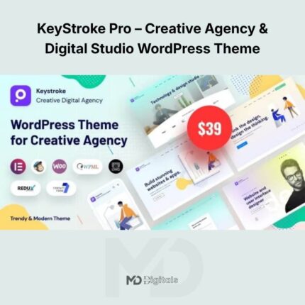 KeyStroke Pro – Creative Agency & Digital Studio WordPress Theme 1.1.8