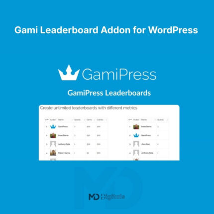 Gami Leaderboard Addon for WordPress – Points, Achievements & User Rankings 1.5.6