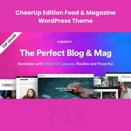 CheerUp Edition Food & Magazine WordPress Theme 8.1.0