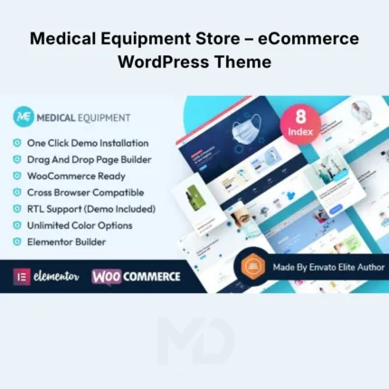 Medical Equipment Store – eCommerce WordPress Theme