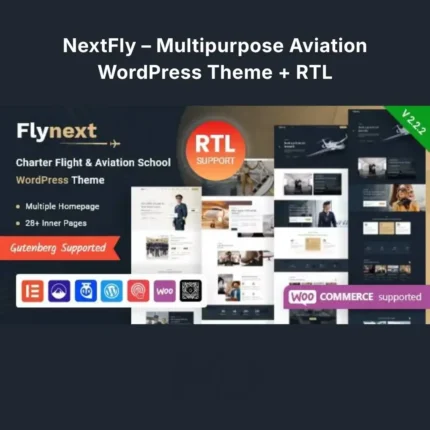 NextFly – Multipurpose Aviation WordPress Theme + RTL