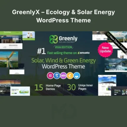 GreenlyX – Ecology & Solar Energy WordPress Theme